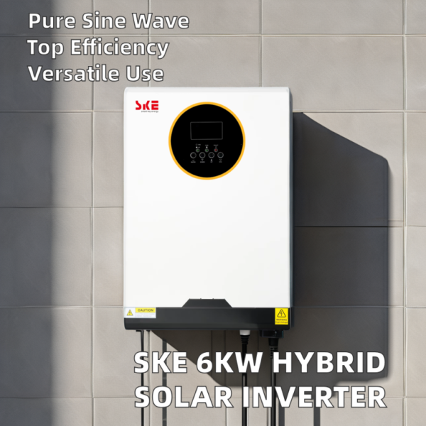 سانورتر خورشیدی هیبریدی SKE مدل PH21-6.2KW | توان 6200 وات | گارانتی 24 ماهه