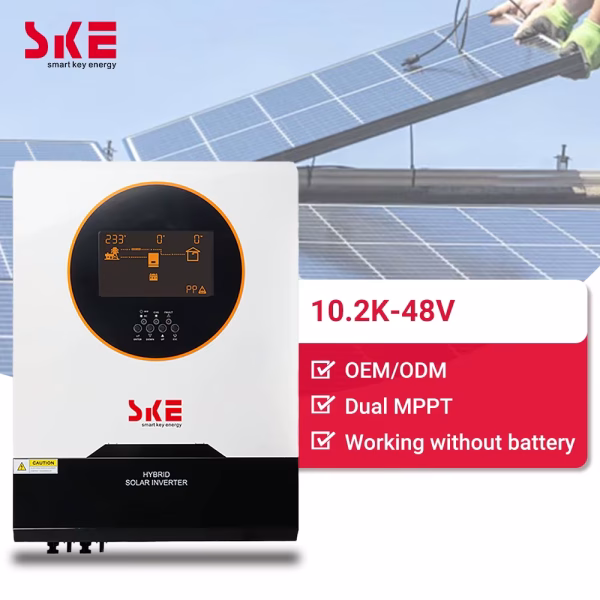 سانورتر خورشیدی هیبریدی SKE مدل PH21-10.2KW | توان 10200 وات | گارانتی 24 ماهه